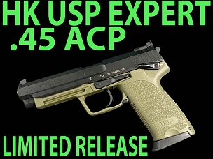 Heckler Koch HK USP45 EXPERT OD GREEN, Limited Release USP 45 - RARE